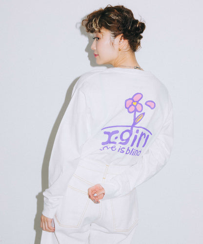 FLOWER L/S TEE