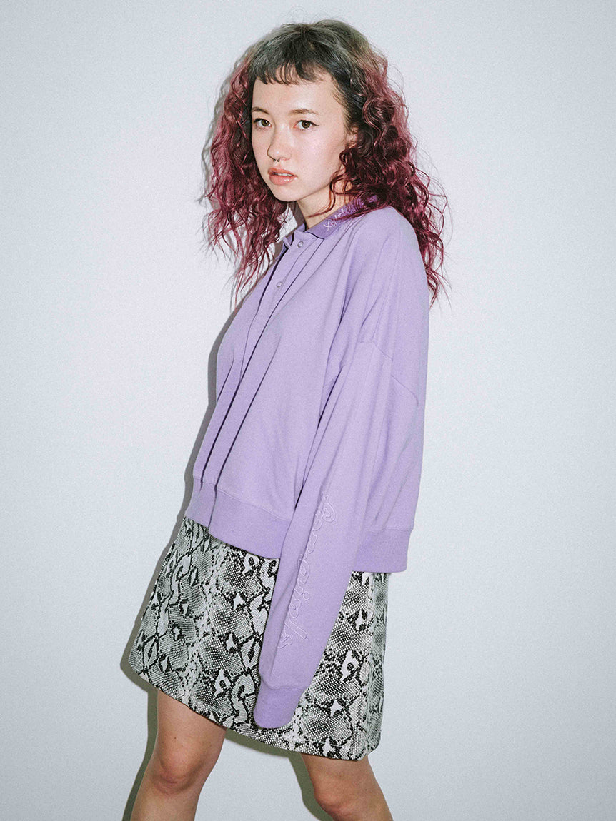 POLO L/S SHIRT - X-girl