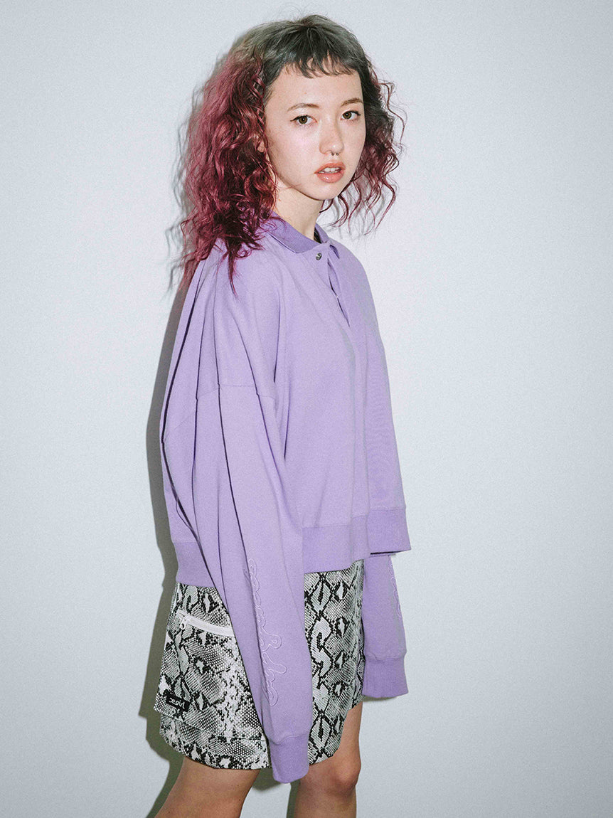 POLO L/S SHIRT - X-girl
