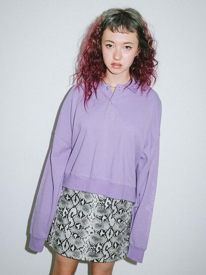 POLO L/S SHIRT - X-girl