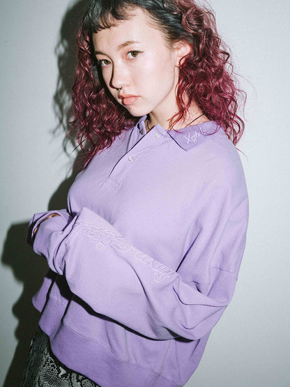POLO L/S SHIRT - X-girl
