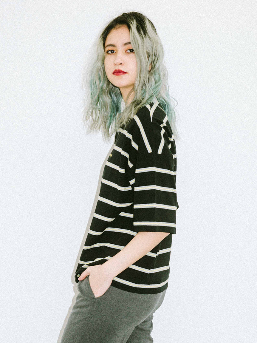 STRIPED H/S TEE - X-girl