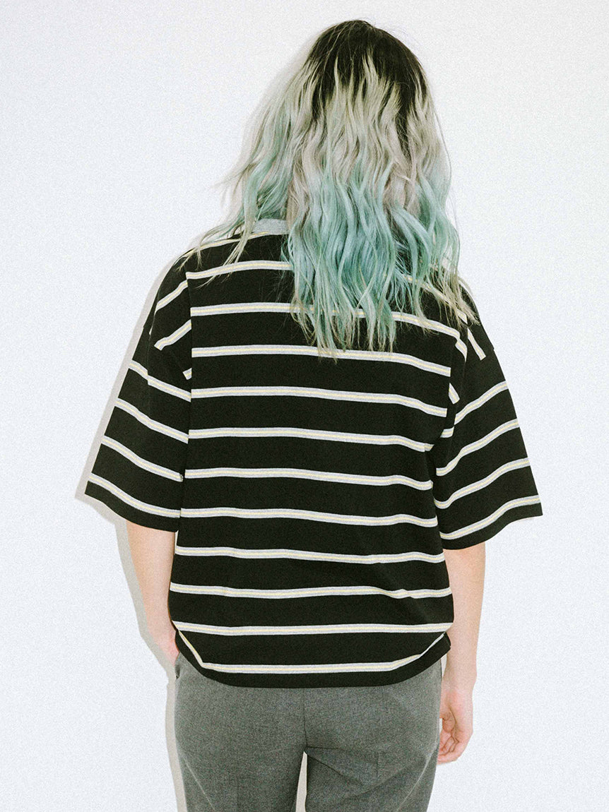 STRIPED H/S TEE - X-girl