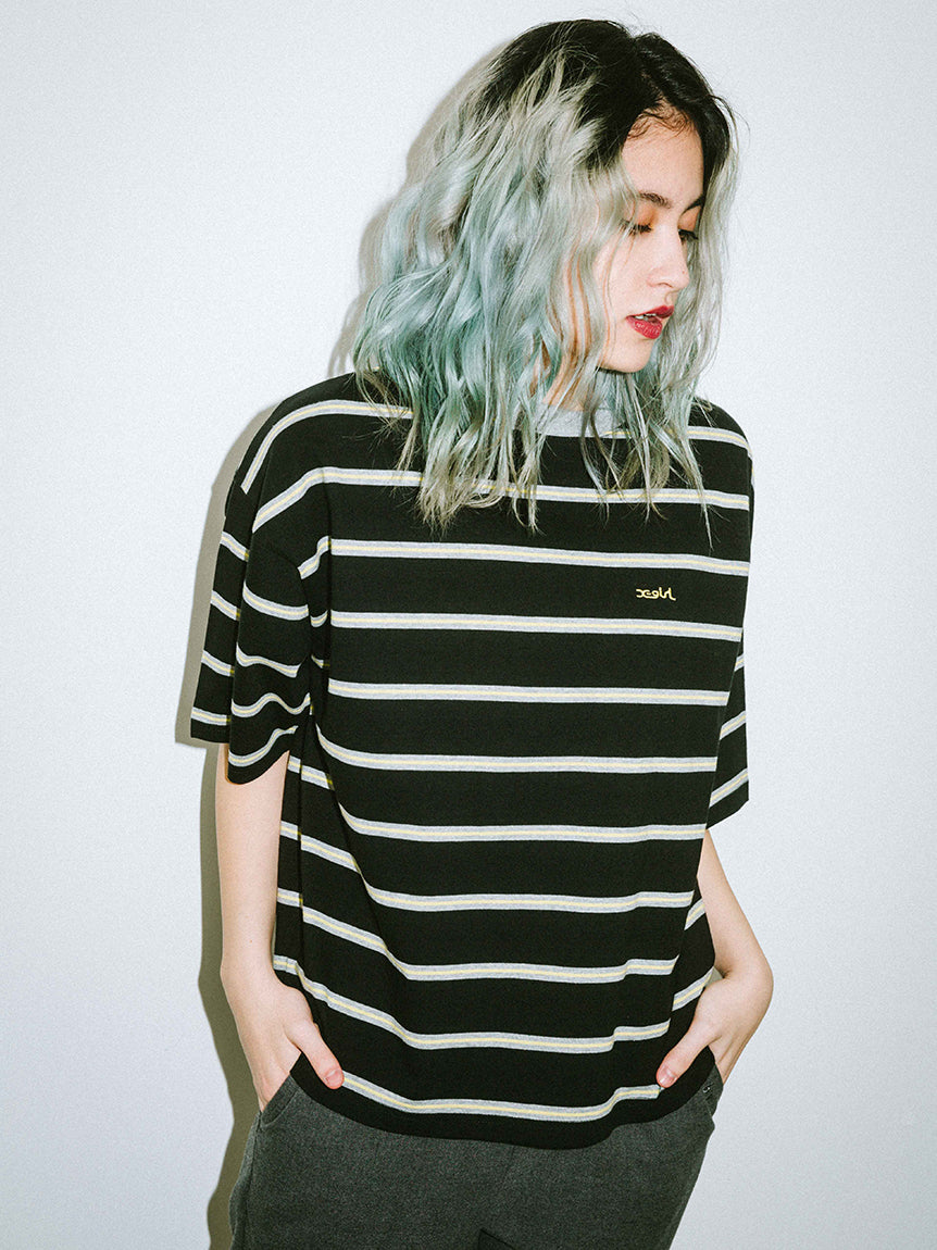 STRIPED H/S TEE - X-girl