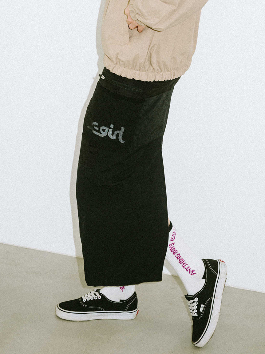 COLOR BLOCK CARGO MAXI SKIRT - X-girl