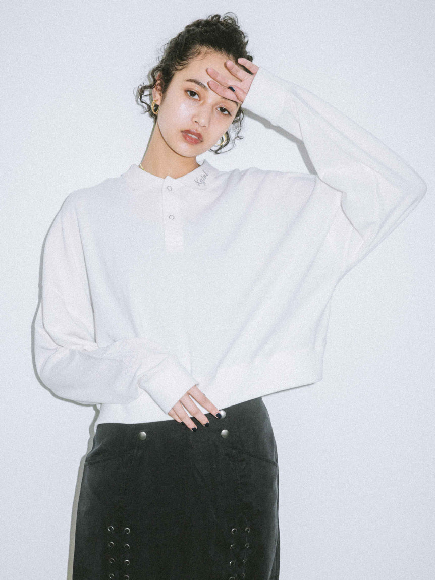 POLO L/S SHIRT - X-girl