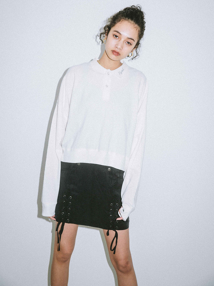 POLO L/S SHIRT - X-girl