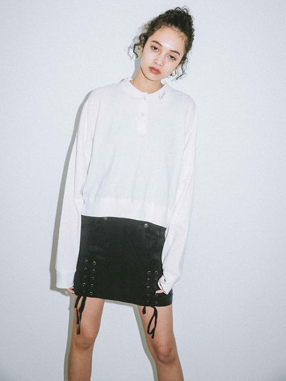POLO L/S SHIRT - X-girl