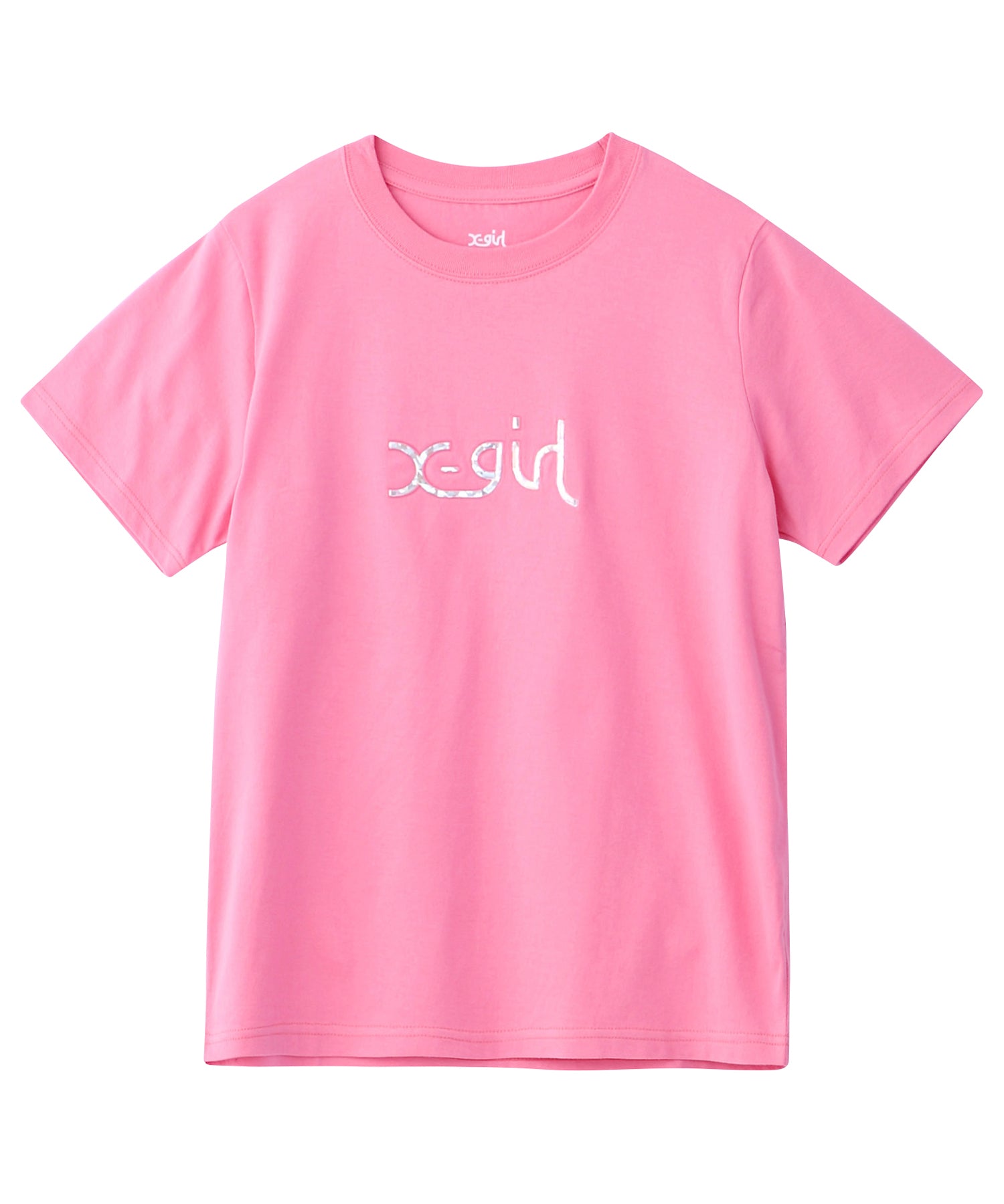 AURORA MILLS LOGO S/S REGULAR TEE, T-SHIRT, X-Girl  