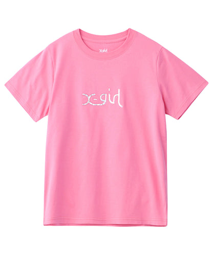 AURORA MILLS LOGO S/S REGULAR TEE, T-SHIRT, X-Girl  