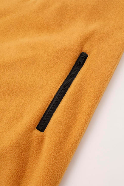 HALF ZIP FLEECE DRESS - X-girl