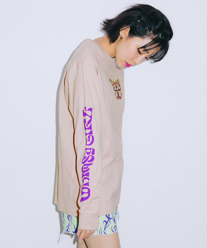 MARBLE BUTTERFLY L/S TEE