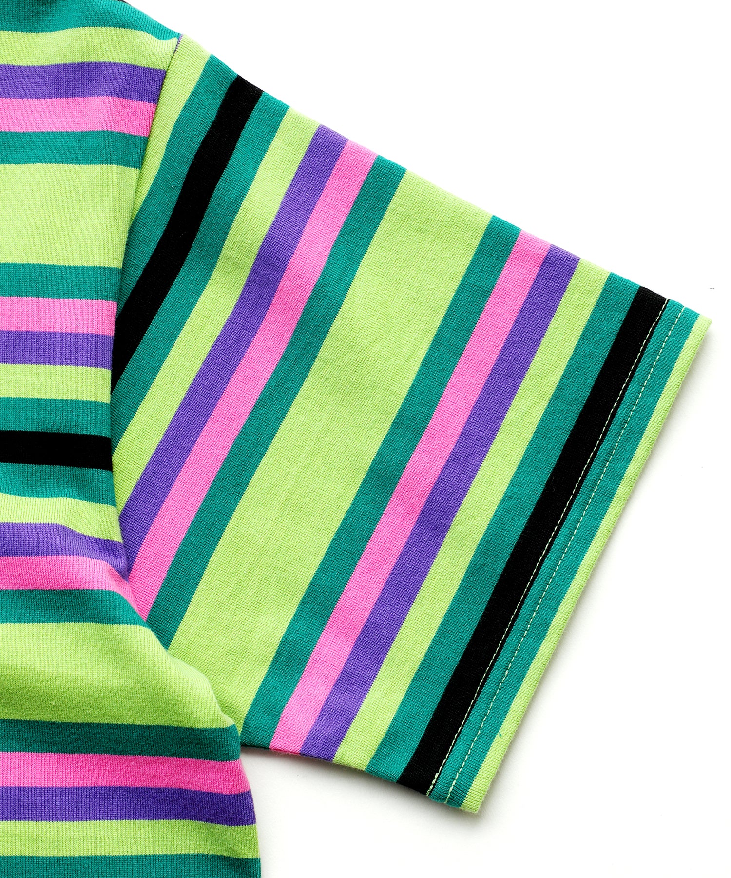 STRIPED BOTTLENECK TOP, C&S, X-Girl  