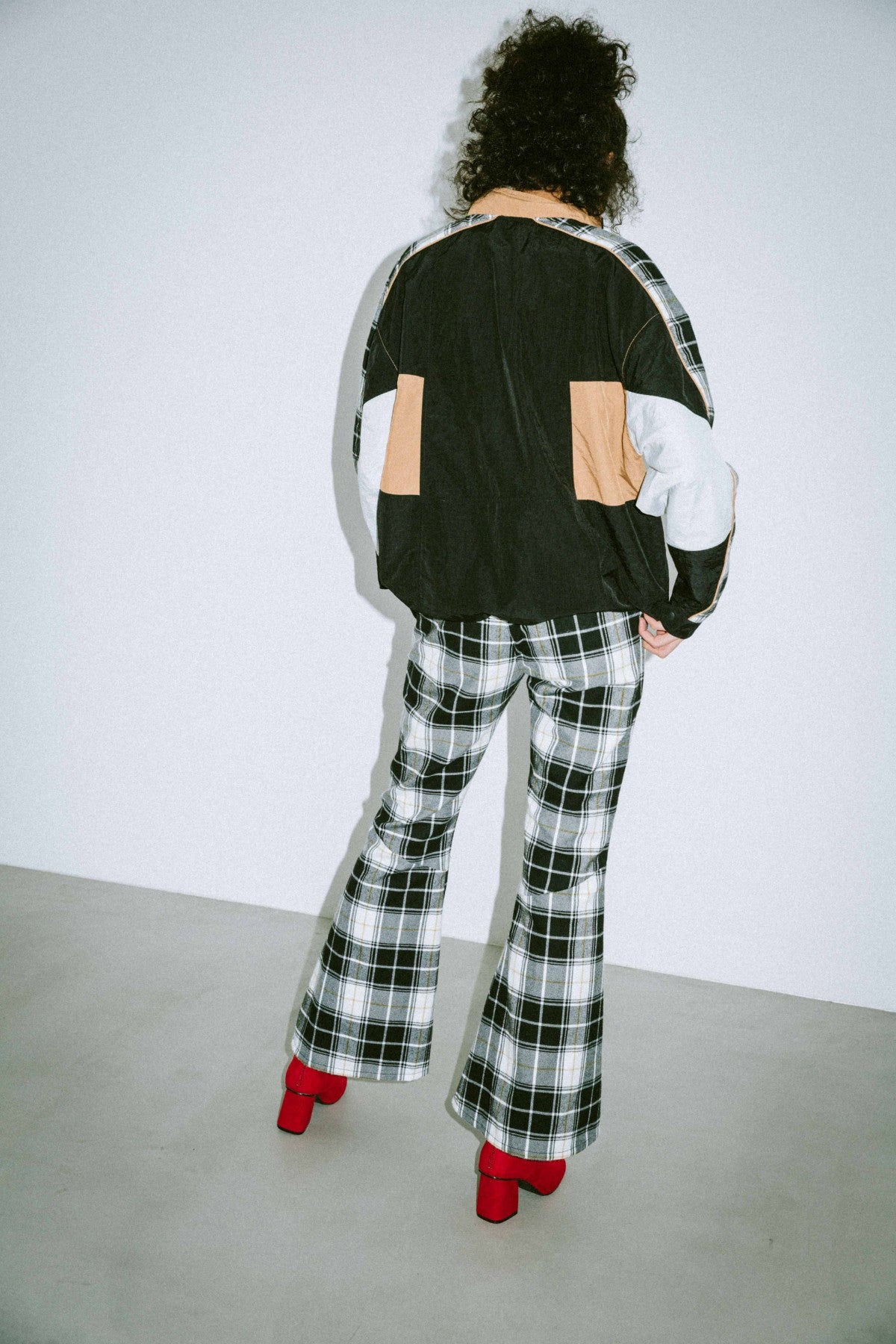 PLAID FLARE PANTS - X-girl