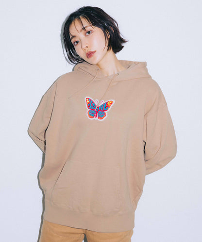 BUTTERFLY PATCH SWEAT HOODIE