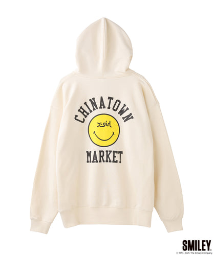 X-girl × CHINATOWN MARKET WINKY SWEAT HOODIE