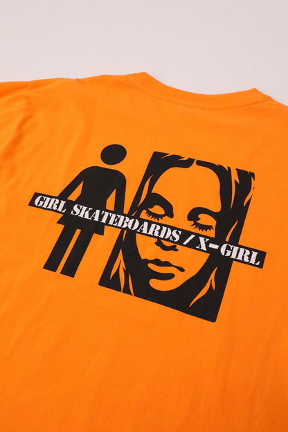 #1 X-girl x GIRL SKATEBOARDS L/S BIG TEE - X-girl