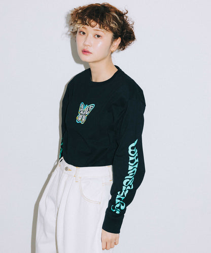 MARBLE BUTTERFLY L/S TEE