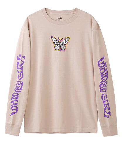 MARBLE BUTTERFLY L/S TEE