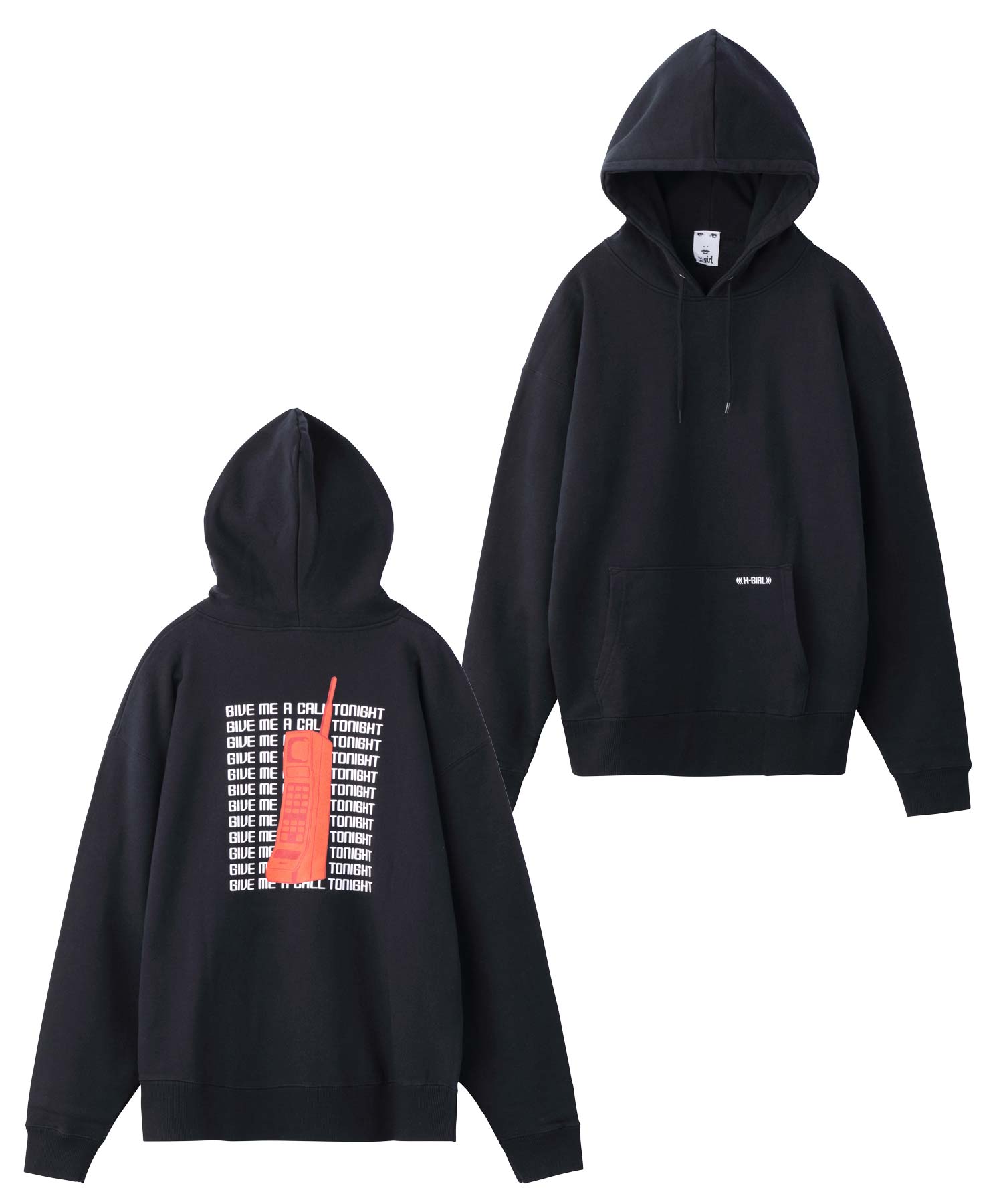 RETRO PHONE SWEAT HOODIE - X-girl