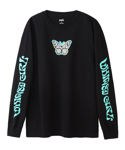 MARBLE BUTTERFLY L/S TEE