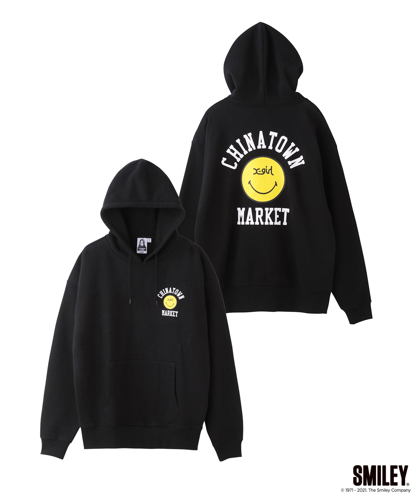 X-girl × CHINATOWN MARKET WINKY SWEAT HOODIE