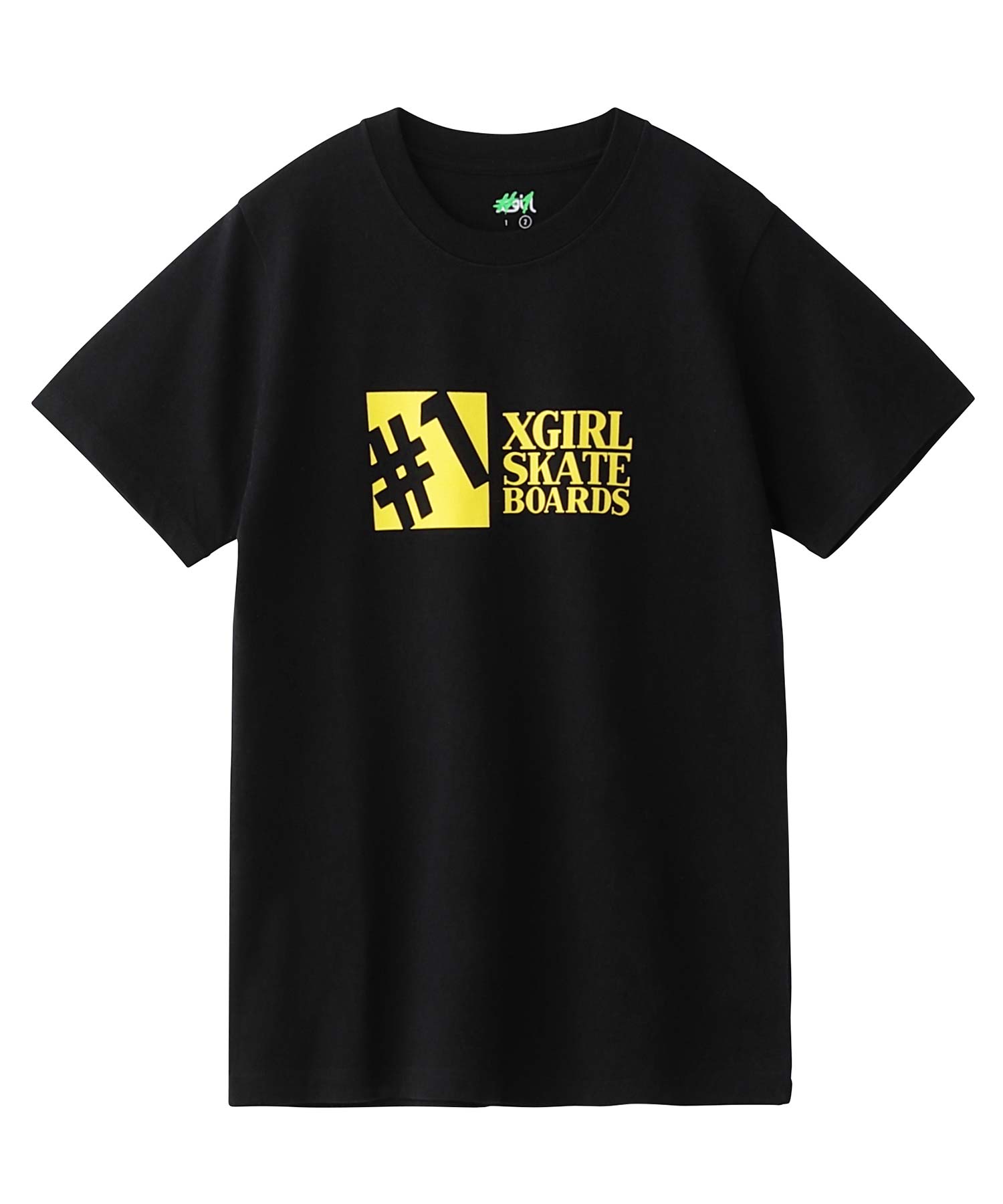 #1 BASIC LOGO S/S REGULAR TEE, T-SHIRT, X-Girl  
