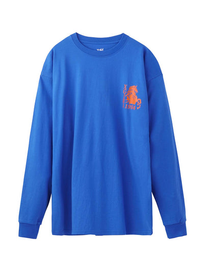 RIDING CLUB L/S BIG TEE - X-girl