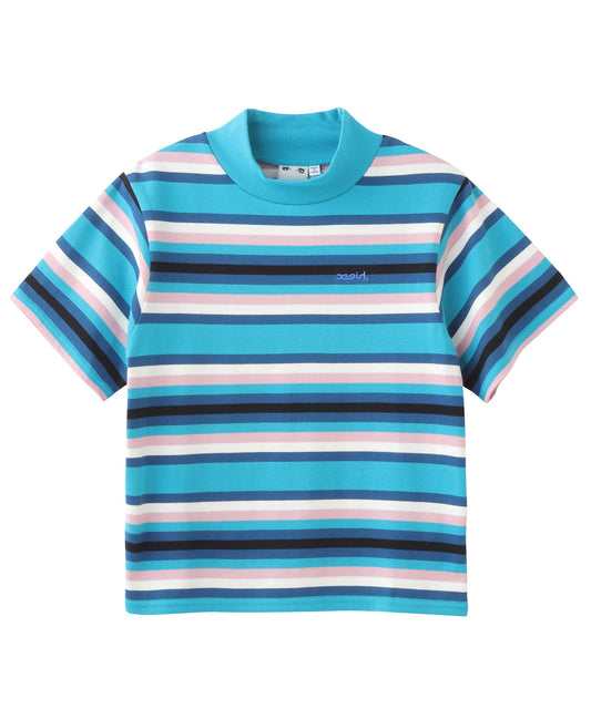 STRIPED BOTTLENECK TOP