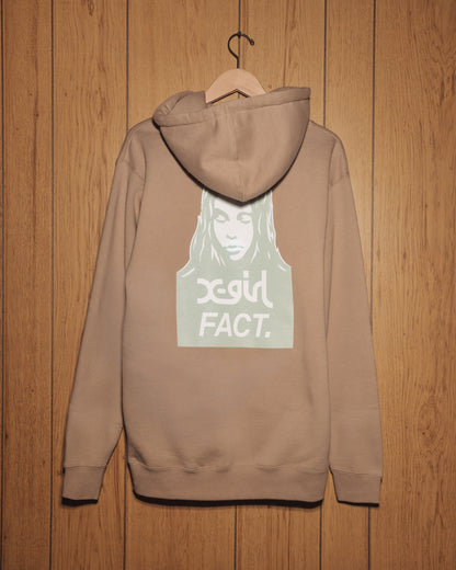 X-Girl x FACT - FACE HOODIE