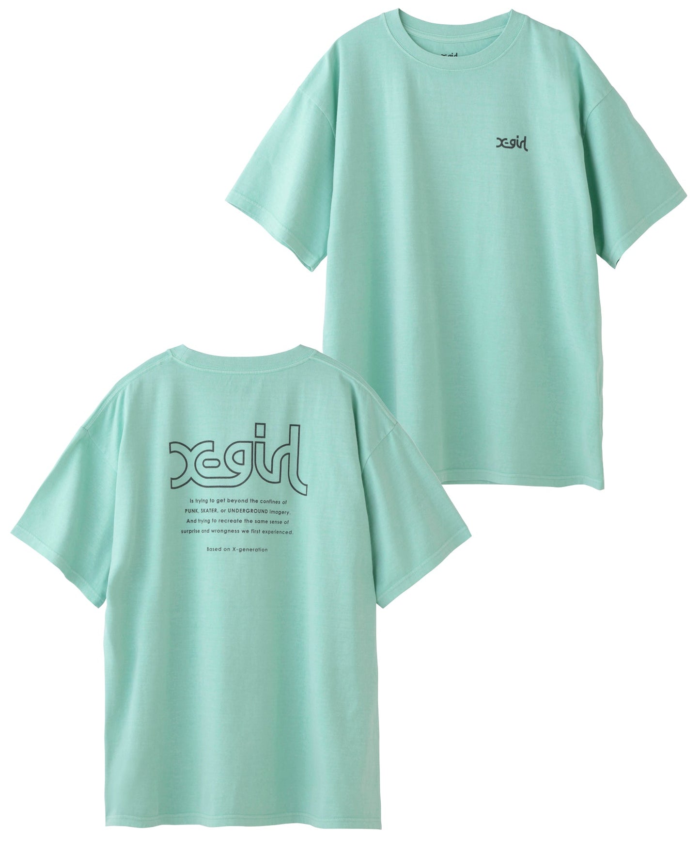 WORDS LOGO PIGMENT DYED S/S MENS TEE
