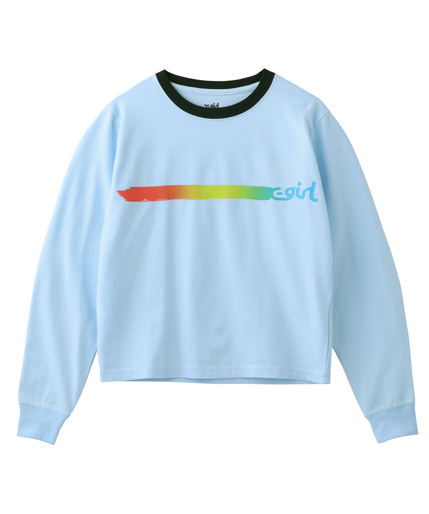 GRADATION MILLS LOGO L/S BABY TEE, T-SHIRT, X-Girl  