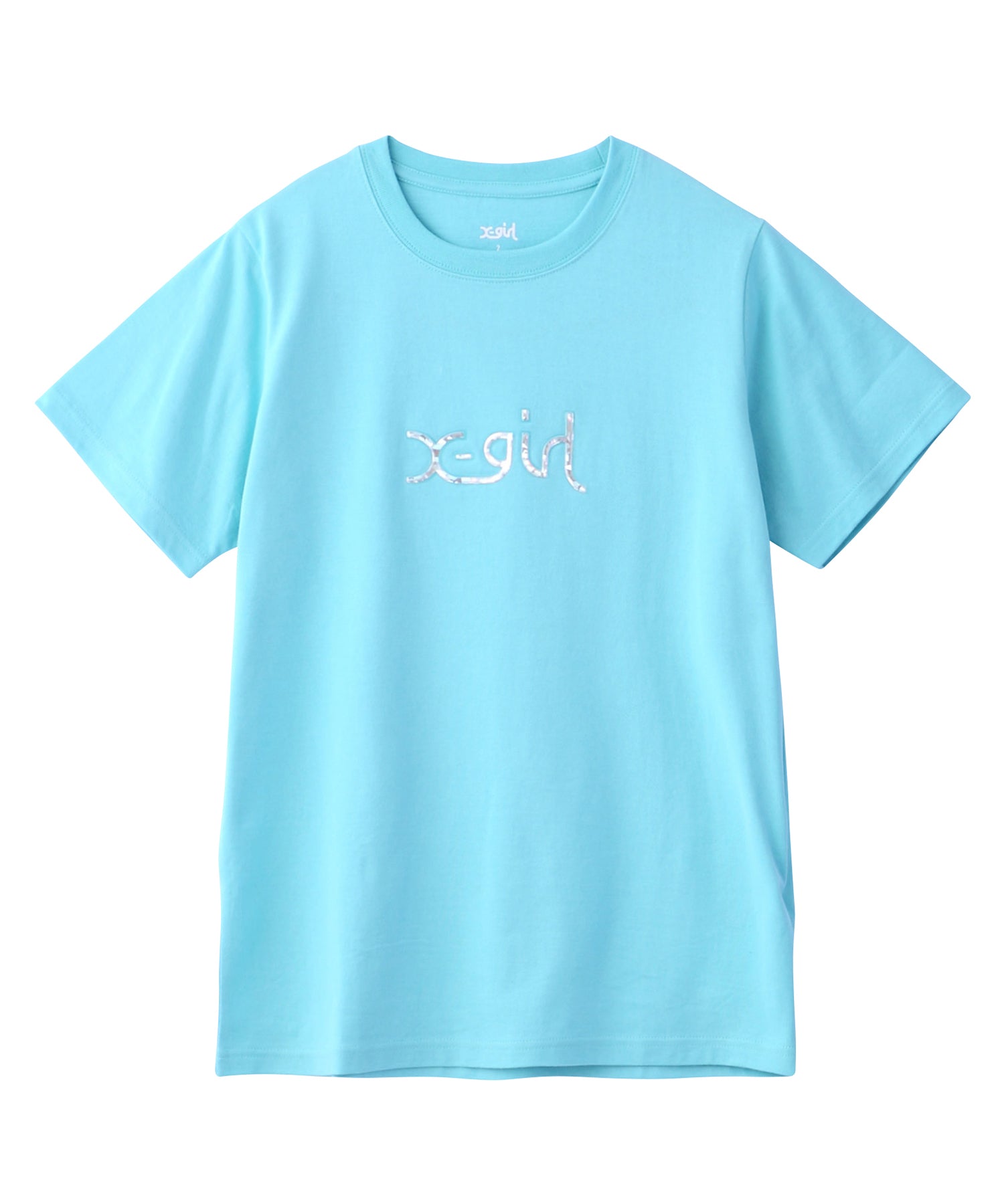AURORA MILLS LOGO S/S REGULAR TEE, T-SHIRT, X-Girl  