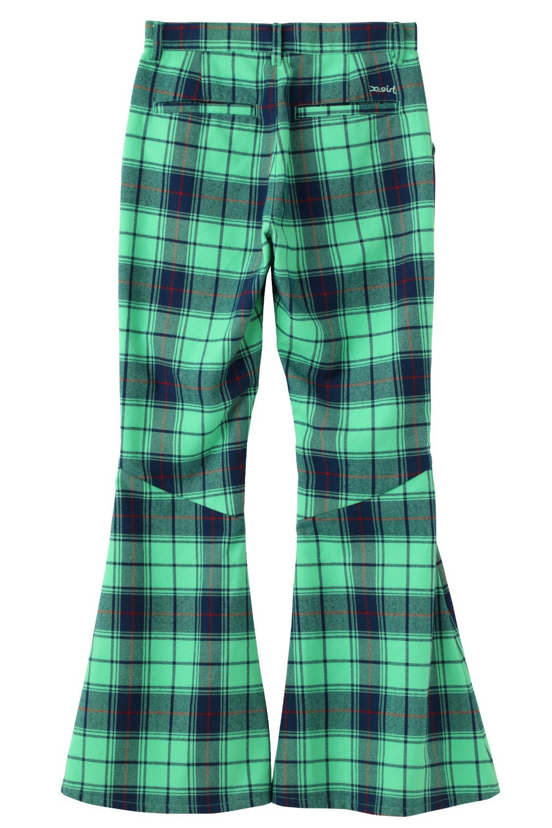 PLAID FLARE PANTS - X-girl
