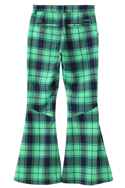 PLAID FLARE PANTS - X-girl
