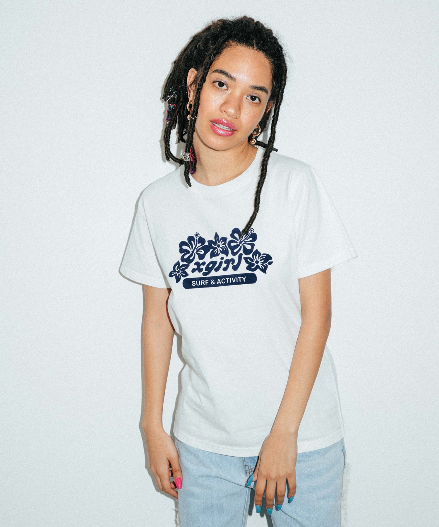 TROPICAL SURF S/S REGULAR TEE, T-SHIRT, X-Girl  