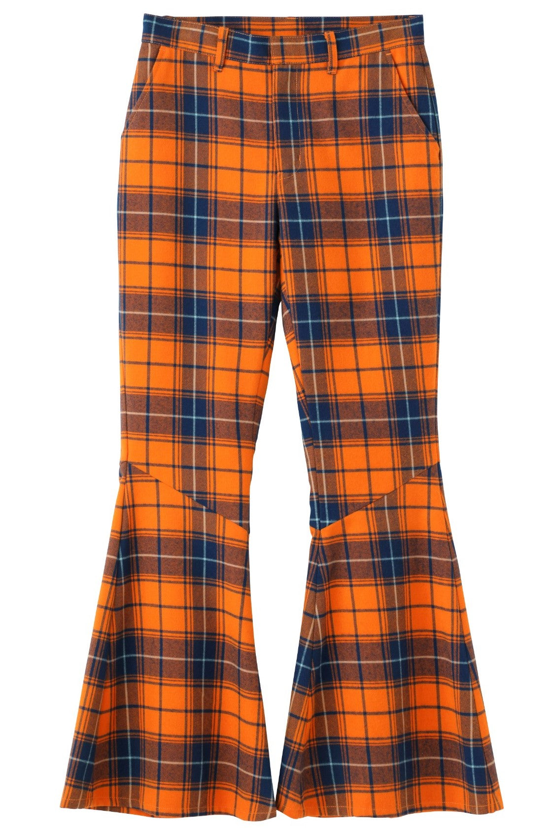 PLAID FLARE PANTS - X-girl