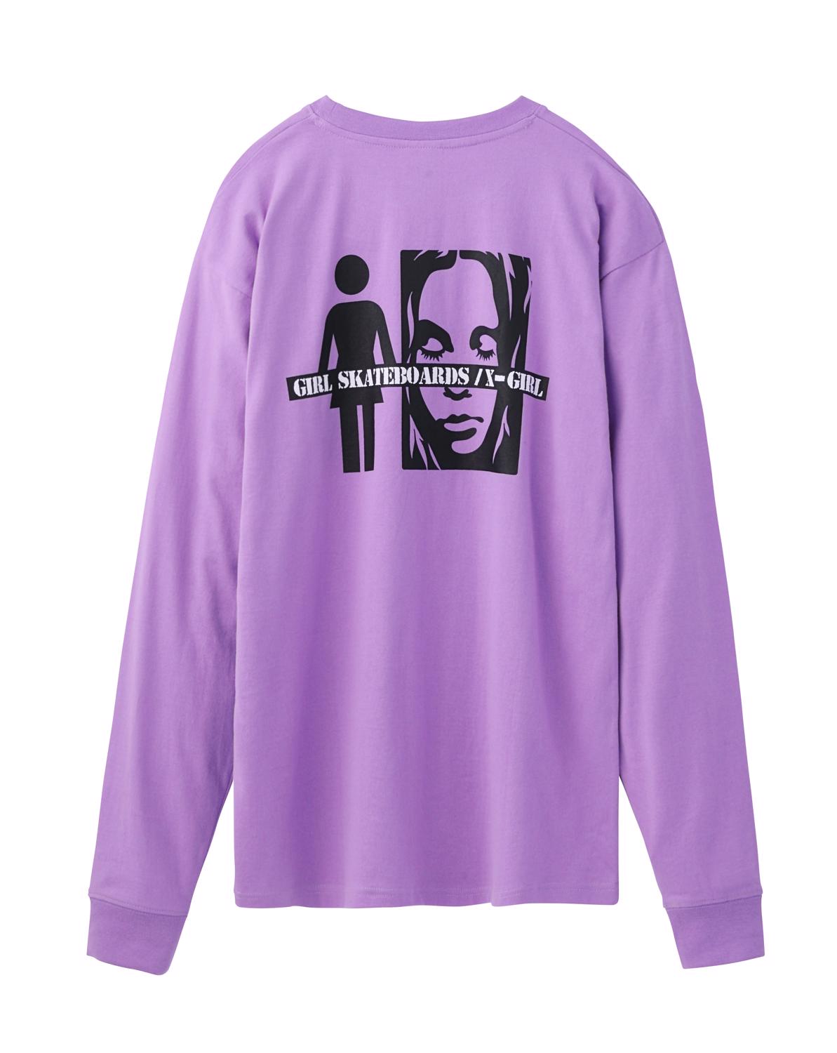 #1 X-girl x GIRL SKATEBOARDS L/S BIG TEE - X-girl