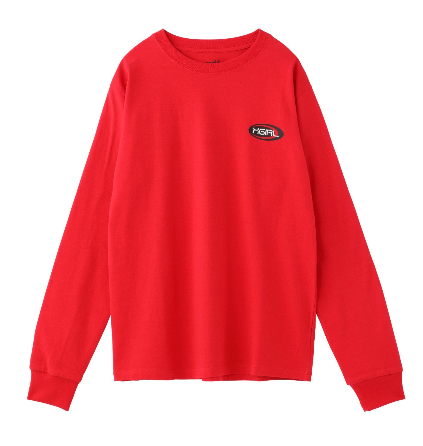 MULTI COLOR OVAL LOGO L/S REGULAR TEE - X-girl