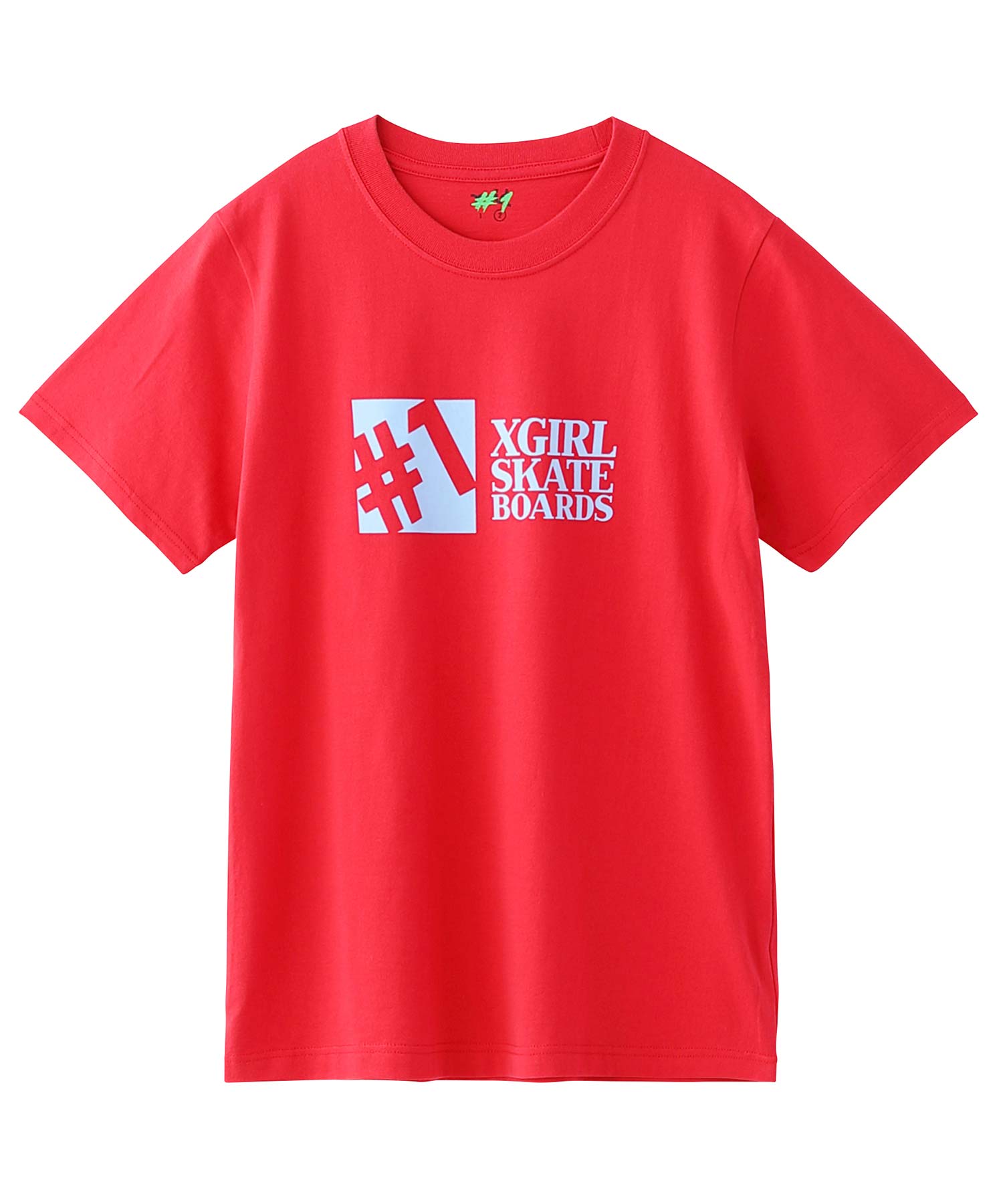 #1 BASIC LOGO S/S REGULAR TEE, T-SHIRT, X-Girl  