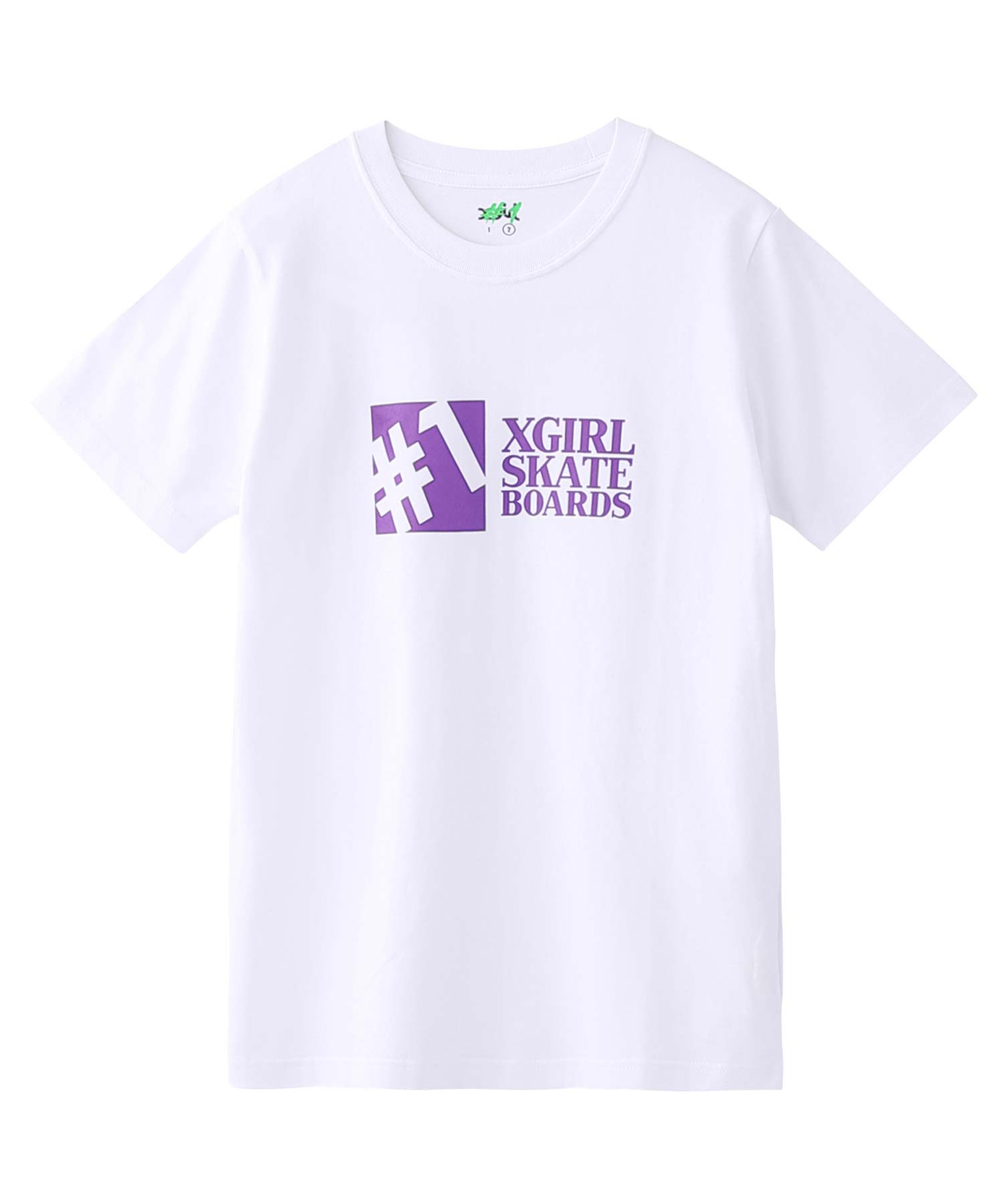 #1 BASIC LOGO S/S REGULAR TEE, T-SHIRT, X-Girl  
