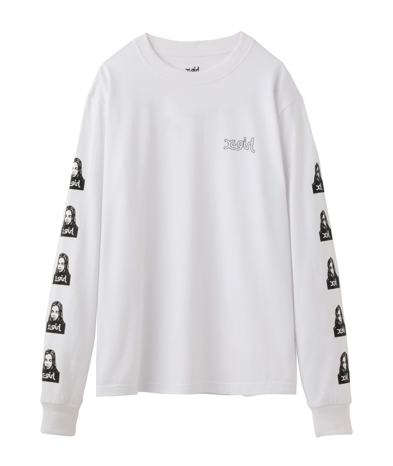 FACE L/S REGULAR TEE - X-girl