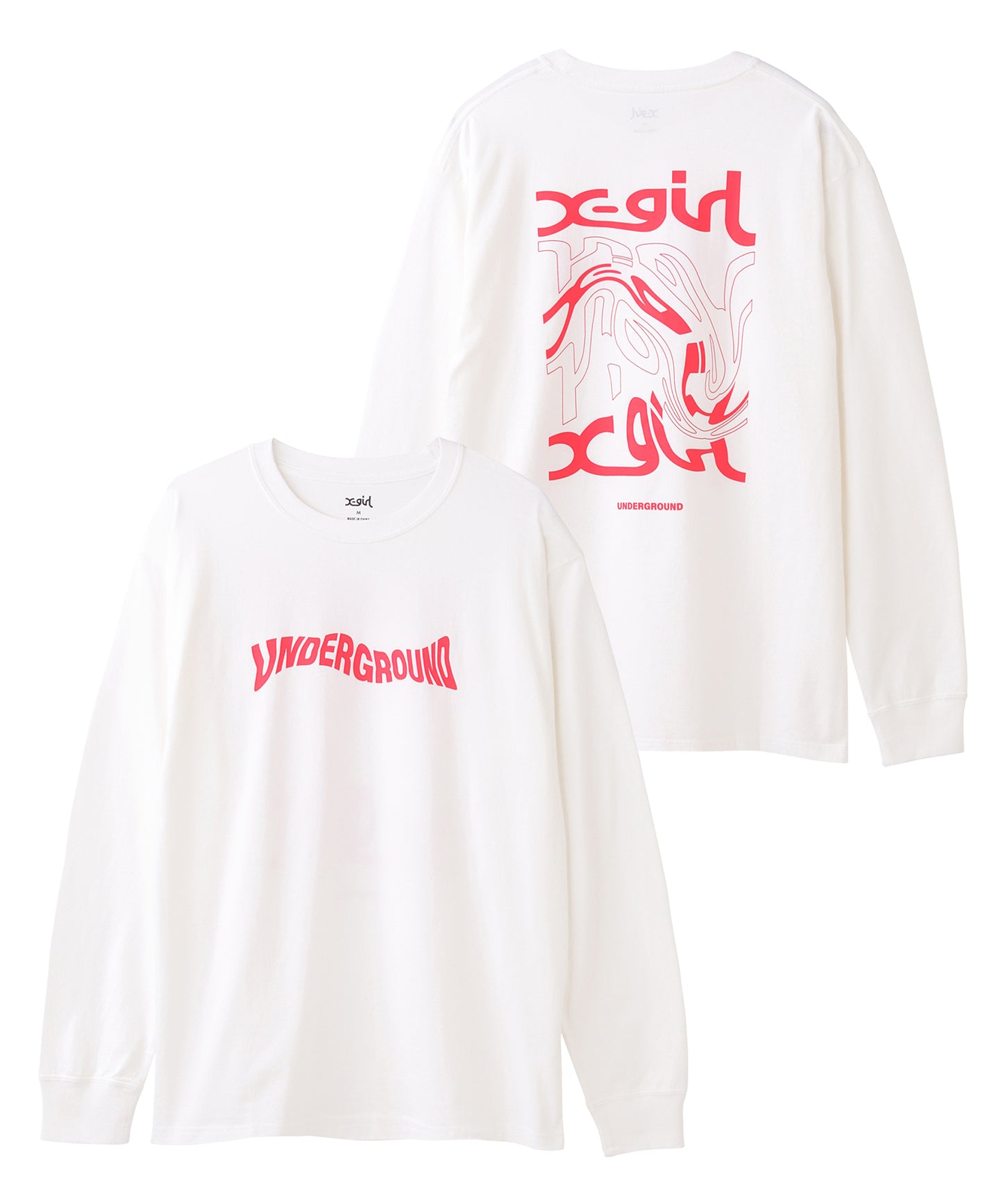 DISTORTED LOGO L/S TEE