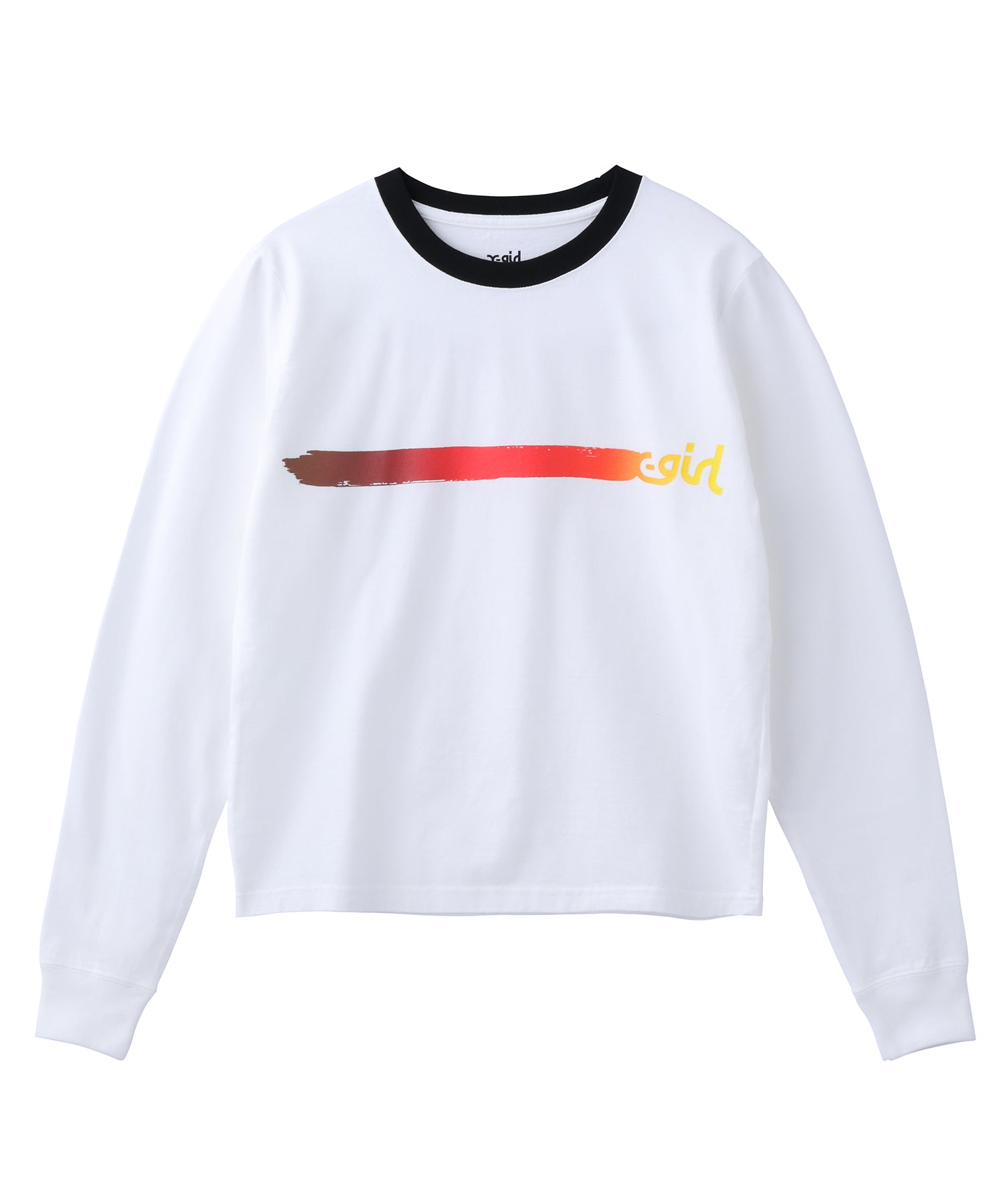 GRADATION MILLS LOGO L/S BABY TEE, T-SHIRT, X-Girl  