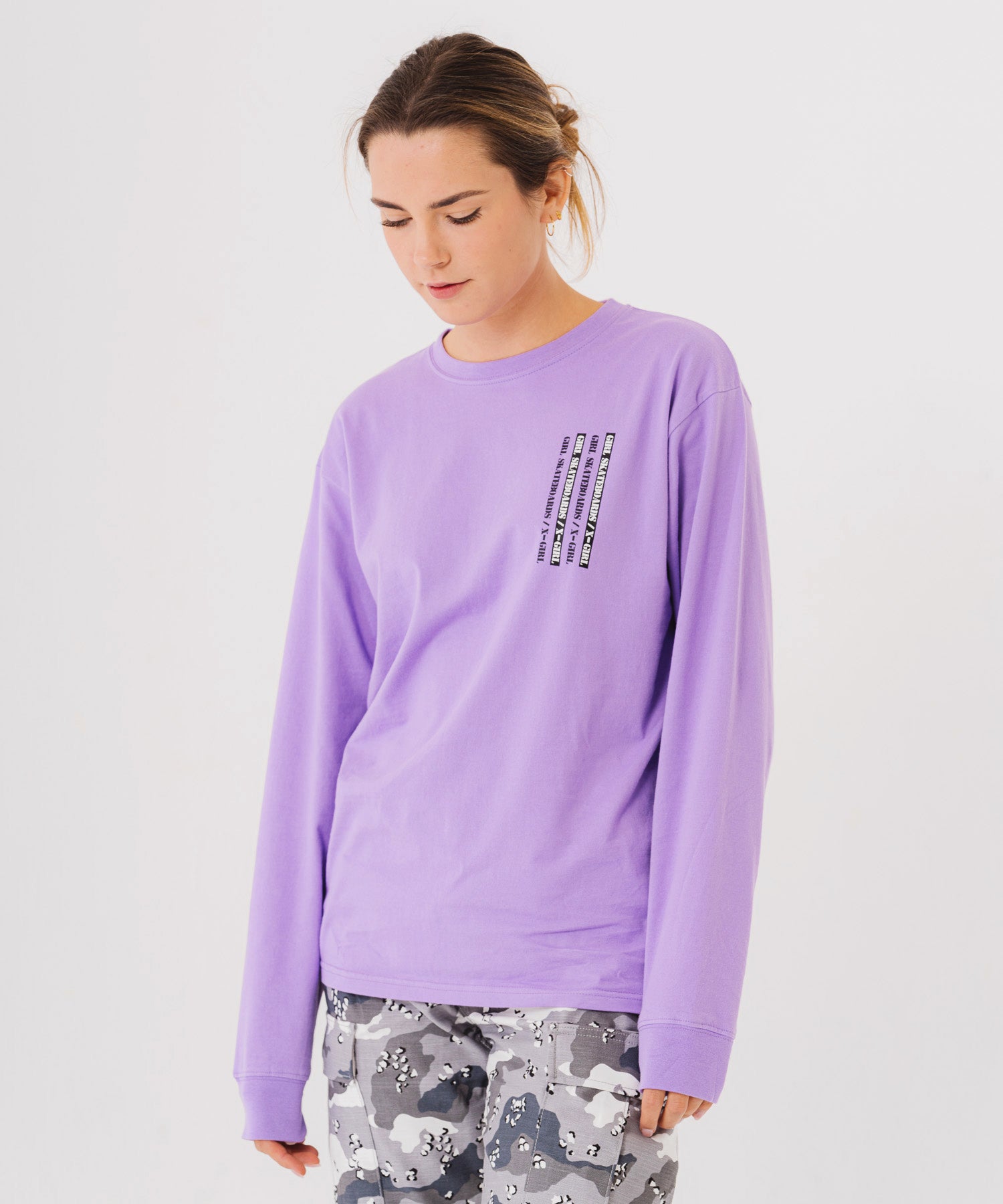 #1 X-girl x GIRL SKATEBOARDS L/S BIG TEE - X-girl