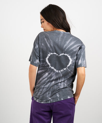 HEART TIE-DYE S/S TEE