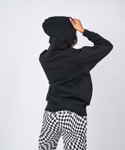MONOCHROME DAISY SWEAT HOODIE