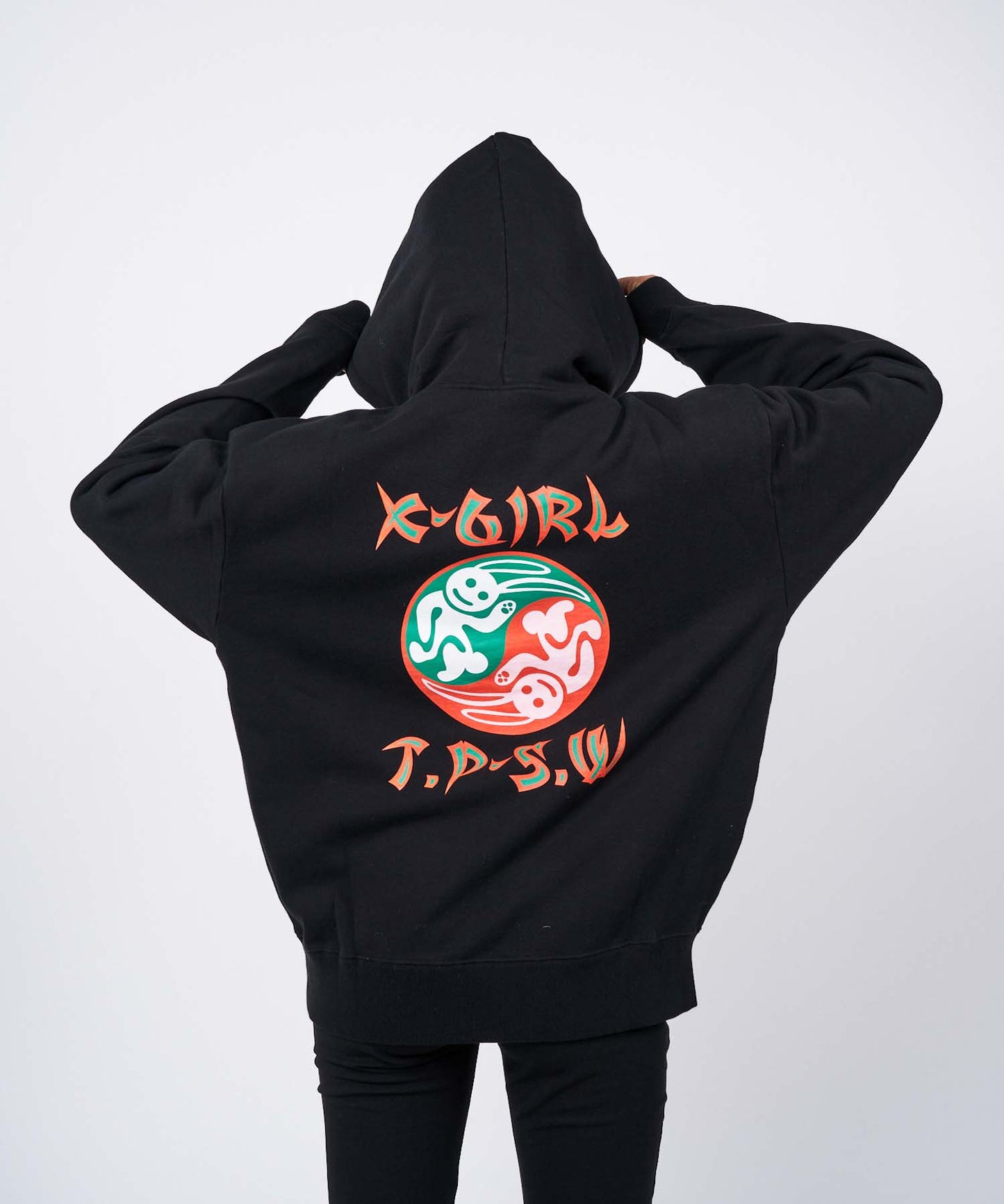 YIN-YANG BUNNY SWEAT HOODIE